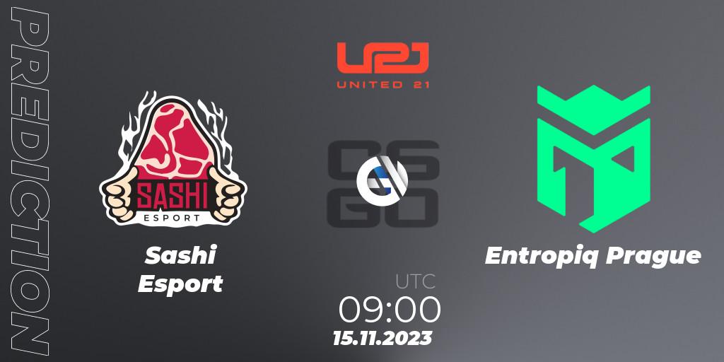 Prognoza Sashi Esport - Entropiq Prague. 15.11.23, CS2 (CS:GO), United21 Season 8