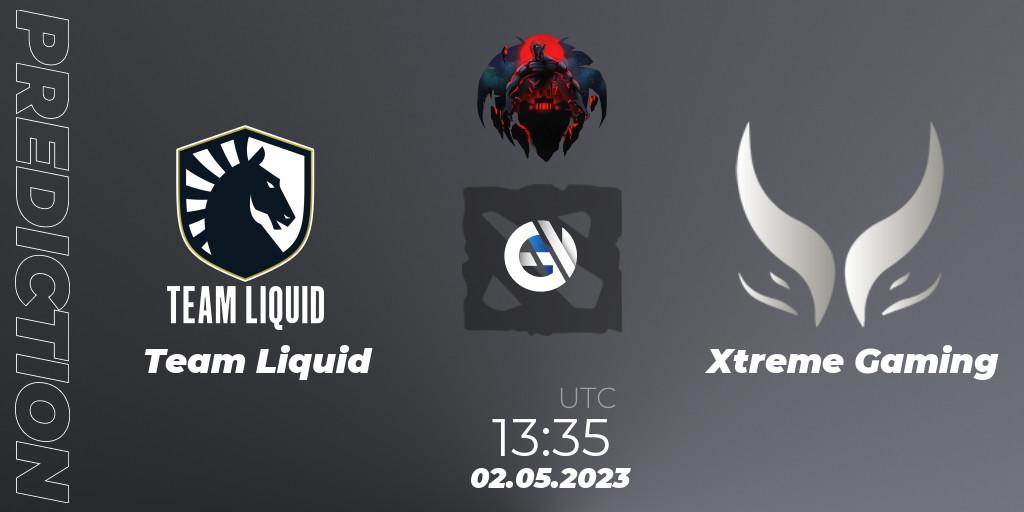 Prognoza Team Liquid - Xtreme Gaming. 02.05.2023 at 13:35, Dota 2, The Berlin Major 2023 ESL
