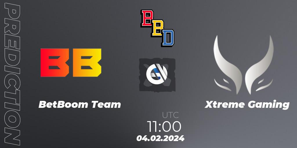 Prognoza BetBoom Team - Xtreme Gaming. 04.02.24, Dota 2, BetBoom Dacha Dubai 2024
