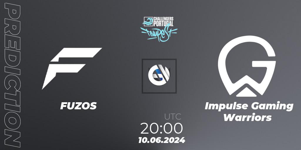 Prognoza FUZOS - Impulse Gaming Warriors. 10.06.2024 at 19:00, VALORANT, VALORANT Challengers 2024 Portugal: Tempest Split 2