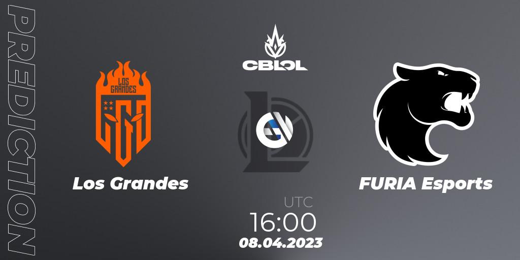 Prognoza Los Grandes - FURIA Esports. 08.04.2023 at 16:00, LoL, CBLOL Split 1 2023 - Playoffs