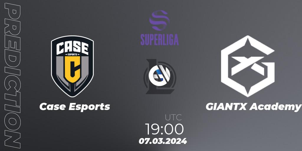 Prognoza Case Esports - GIANTX Academy. 07.03.24, LoL, Superliga Spring 2024 - Group Stage