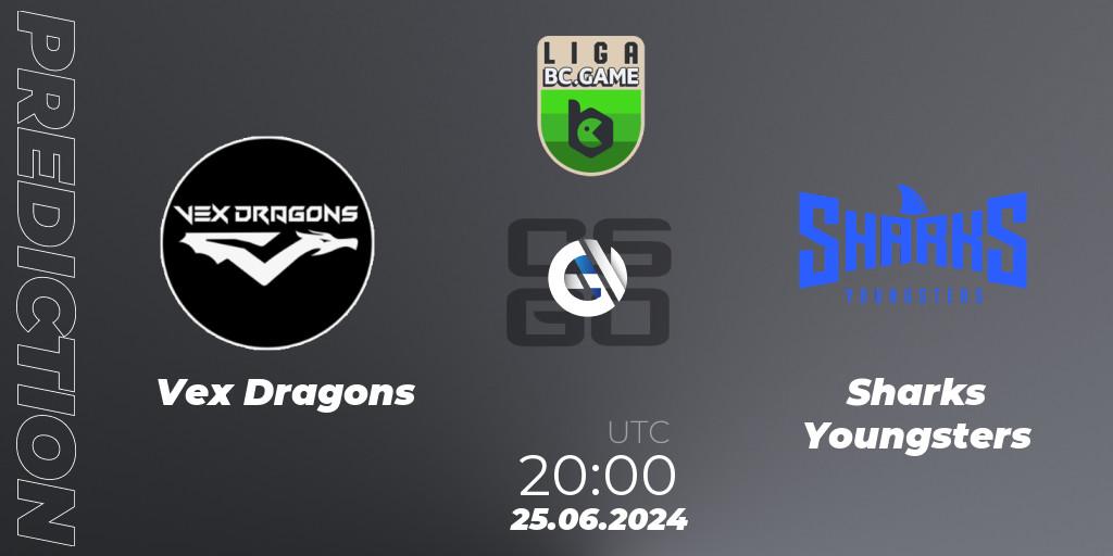 Prognoza Vex Dragons - Sharks Youngsters. 25.06.2024 at 20:00, Counter-Strike (CS2), Dust2 Brasil Liga Season 3: Division 2