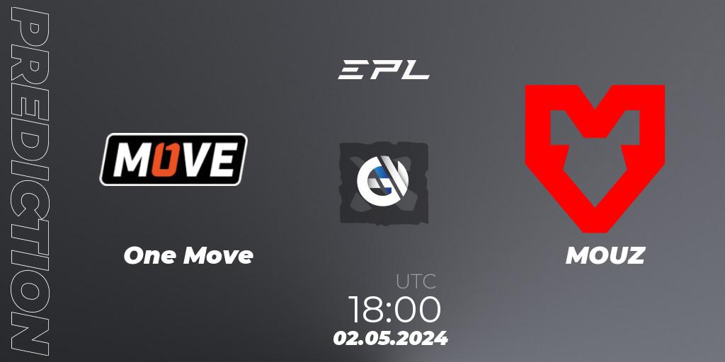 Prognoza One Move - MOUZ. 02.05.2024 at 18:15, Dota 2, European Pro League Season 18