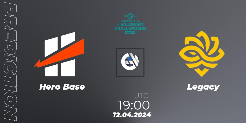 Prognoza Hero Base - Legacy. 12.04.2024 at 19:00, VALORANT, VALORANT Challengers Brazil 2024: Split 1