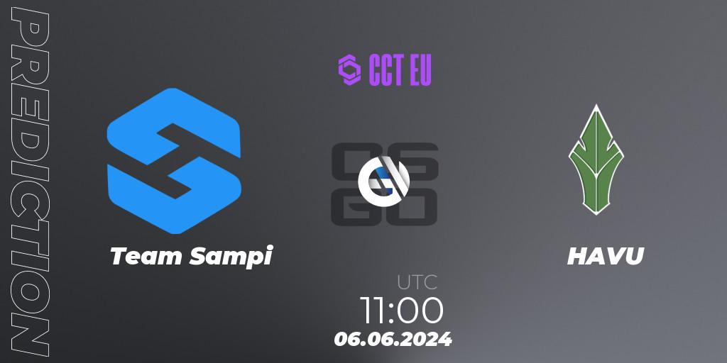 Prognoza Team Sampi - HAVU. 06.06.2024 at 11:00, Counter-Strike (CS2), CCT Season 2 Europe Series 5