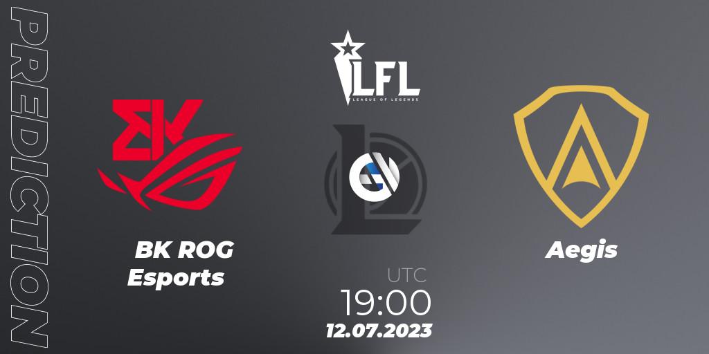 Prognoza BK ROG Esports - Aegis. 12.07.2023 at 19:00, LoL, LFL Summer 2023 - Group Stage