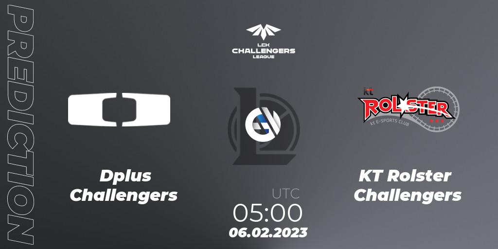 Prognoza Dplus Challengers - KT Rolster Challengers. 06.02.23, LoL, LCK Challengers League 2023 Spring