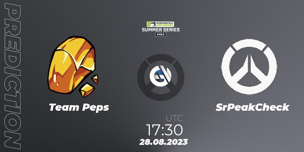 Prognoza Team Peps - SrPeakCheck. 28.08.2023 at 17:30, Overwatch, Overwatch Contenders 2023 Summer Series: Europe