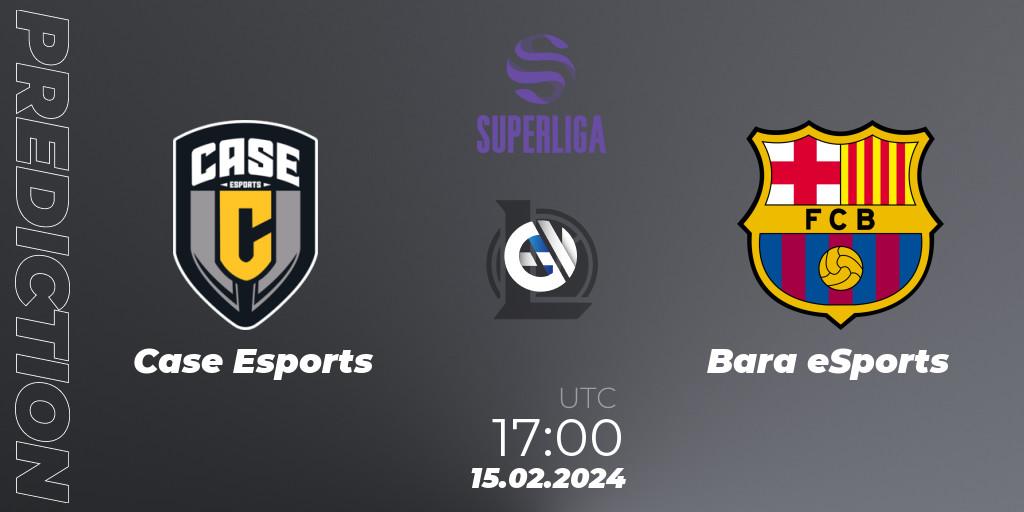 Prognoza Case Esports - Barça eSports. 15.02.2024 at 17:00, LoL, Superliga Spring 2024 - Group Stage
