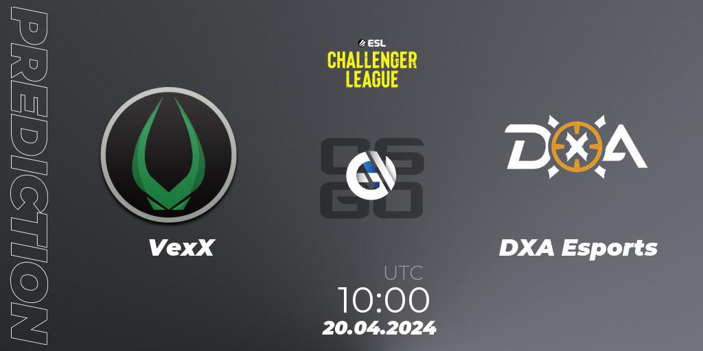 Prognoza VexX - DXA Esports. 07.05.2024 at 11:10, Counter-Strike (CS2), ESL Challenger League Season 47: Oceania