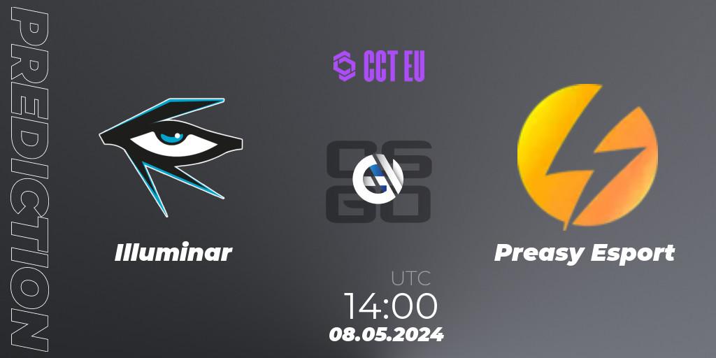 Prognoza Illuminar - Preasy Esport. 08.05.2024 at 14:00, Counter-Strike (CS2), CCT Season 2 European Series #3 Play-In
