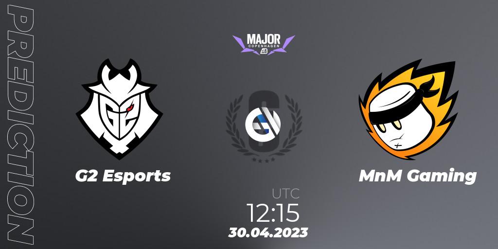 Prognoza G2 Esports - MnM Gaming. 30.04.23, Rainbow Six, BLAST R6 Major Copenhagen 2023