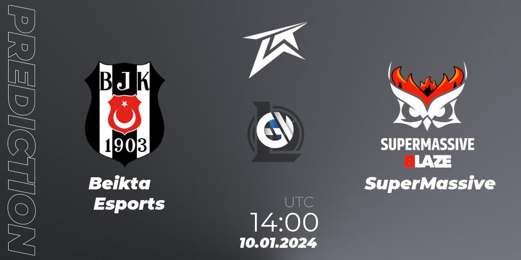 Prognoza Beşiktaş Esports - SuperMassive. 10.01.2024 at 14:00, LoL, TCL 2024 Season Cup