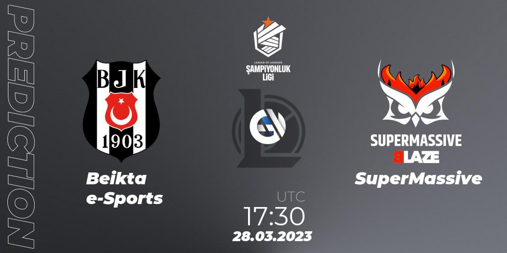 Prognoza Beşiktaş e-Sports - SuperMassive. 28.03.23, LoL, TCL Winter 2023 - Playoffs