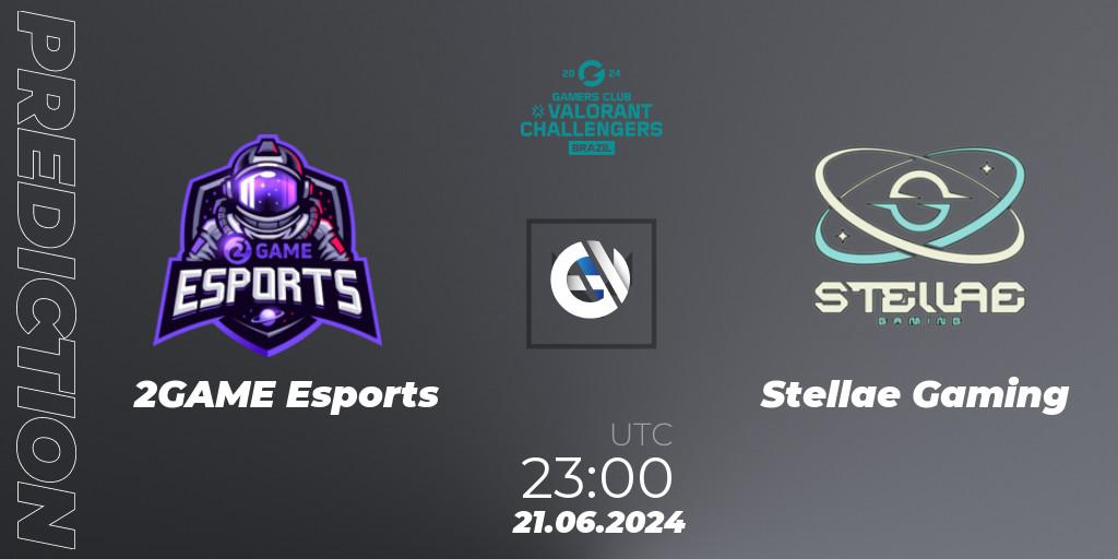 Prognoza 2GAME Esports - Stellae Gaming. 26.06.2024 at 23:00, VALORANT, VALORANT Challengers 2024 Brazil: Split 2
