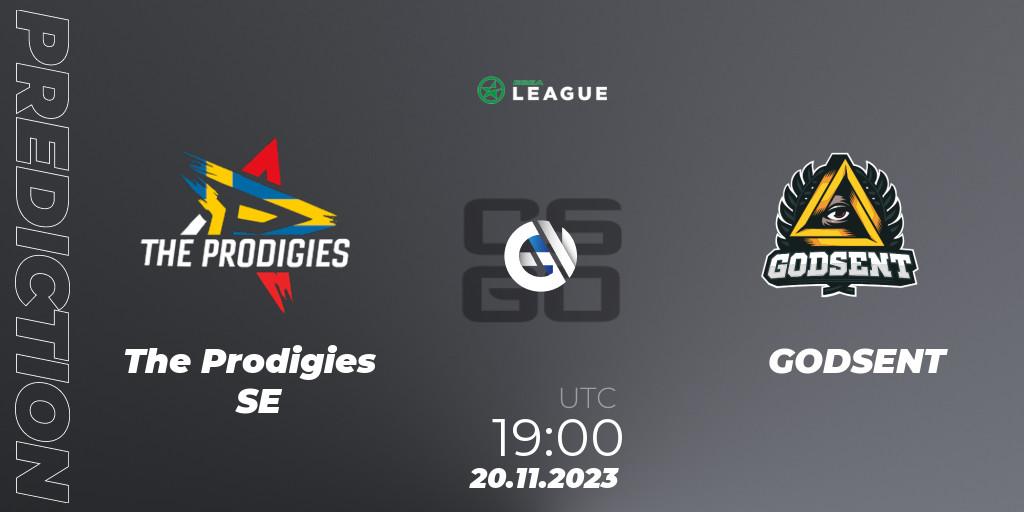 Prognoza The Prodigies SE - GODSENT. 29.11.2023 at 17:00, Counter-Strike (CS2), ESEA Season 47: Advanced Division - Europe