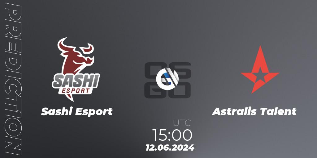 Prognoza Sashi Esport - Astralis Talent. 12.06.2024 at 15:00, Counter-Strike (CS2), Dust2.dk Ligaen Season 26