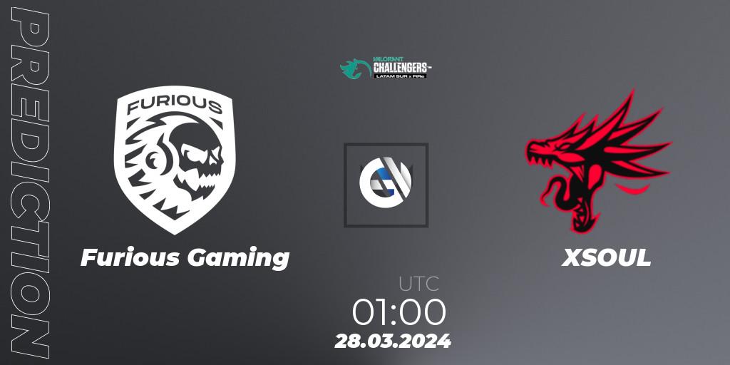Prognoza Furious Gaming - XSOUL. 28.03.2024 at 01:00, VALORANT, VALORANT Challengers 2024: LAS Split 1