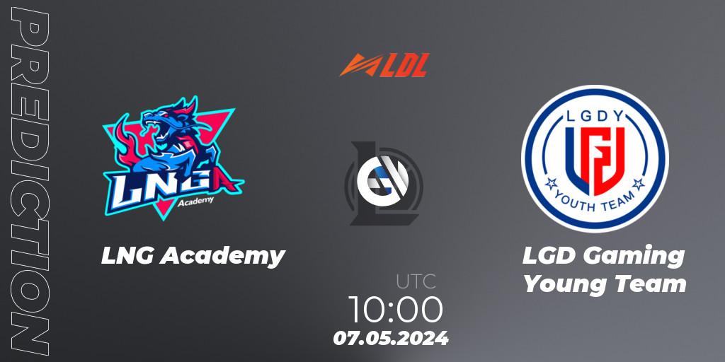 Prognoza LNG Academy - LGD Gaming Young Team. 07.05.2024 at 10:00, LoL, LDL 2024 - Stage 2
