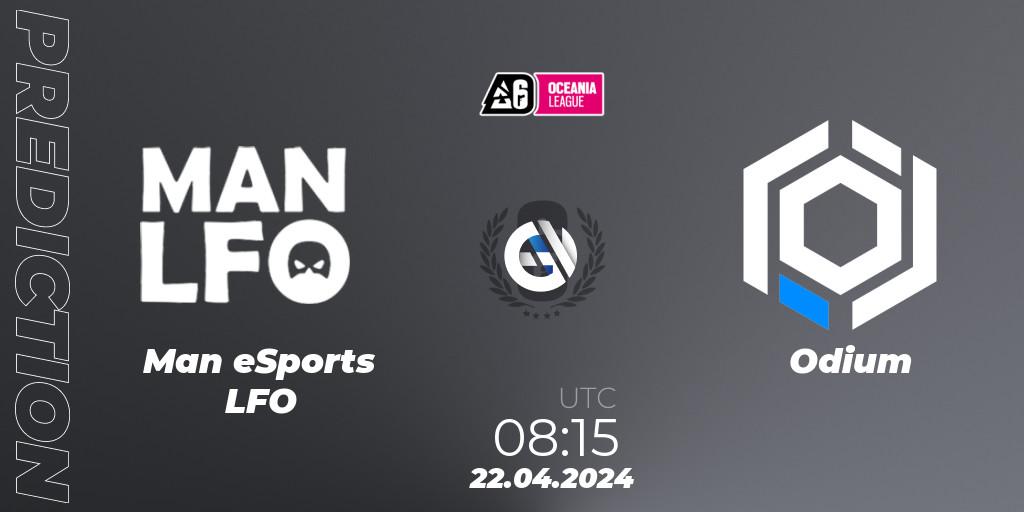 Prognoza Man eSports LFO - Odium. 22.04.24, Rainbow Six, Oceania League 2024 - Stage 1