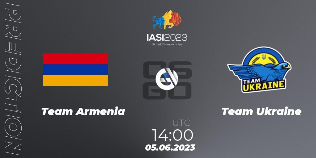 Prognoza Team Armenia - Team Ukraine. 05.06.23, CS2 (CS:GO), IESF World Esports Championship 2023: Eastern Europe Qualifier