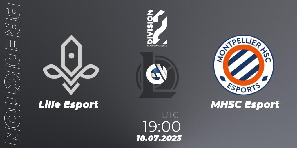 Prognoza Lille Esport - MHSC Esport. 18.07.2023 at 19:00, LoL, LFL Division 2 Summer 2023 - Group Stage