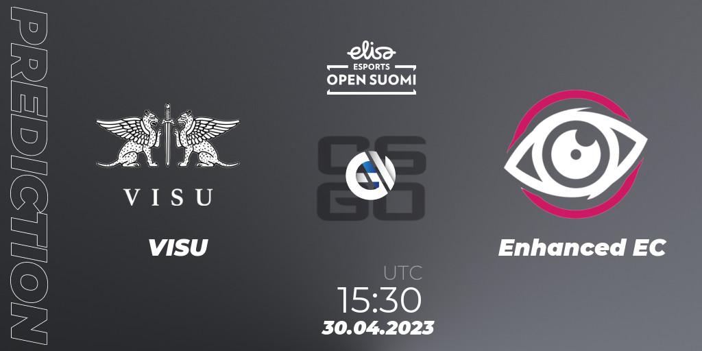 Prognoza VISU - Enhanced EC. 30.04.2023 at 15:30, Counter-Strike (CS2), Elisa Open Suomi Season 5