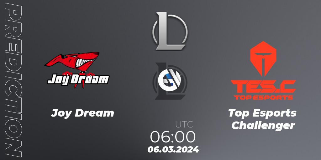 Prognoza Joy Dream - Top Esports Challenger. 06.03.24, LoL, LDL 2024 - Stage 1