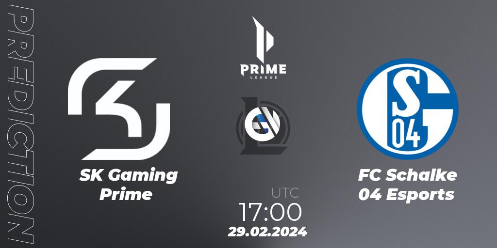 Prognoza SK Gaming Prime - FC Schalke 04 Esports. 29.02.24, LoL, Prime League Spring 2024 - Group Stage