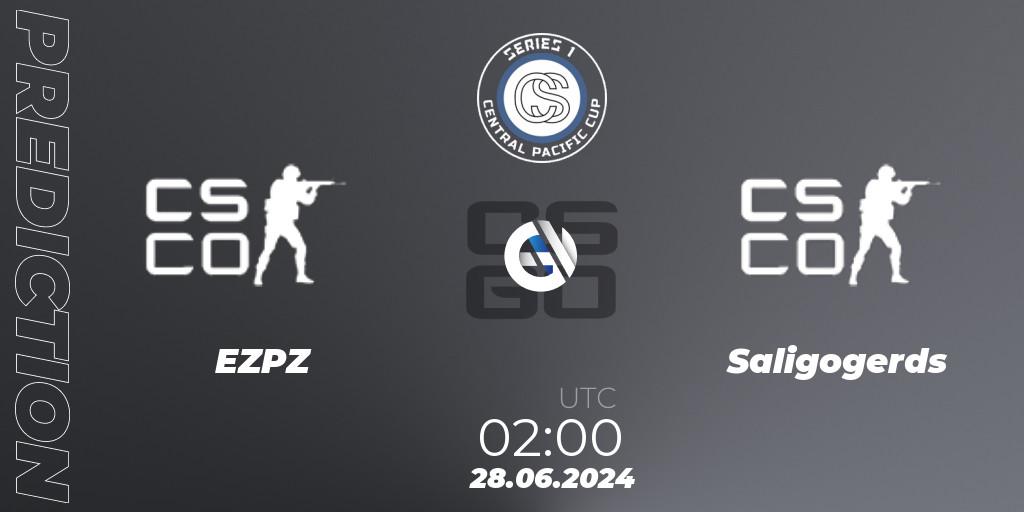 Prognoza EZPZ - Saligogerds. 28.06.2024 at 02:00, Counter-Strike (CS2), Central Pacific Cup: Series 1