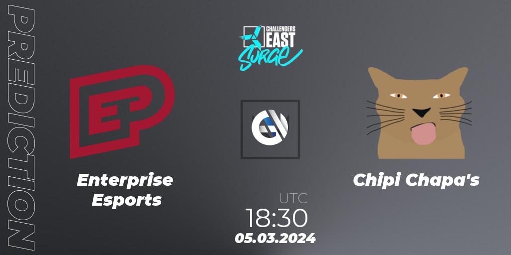 Prognoza Enterprise Esports - Chipi Chapa's. 05.03.24, VALORANT, VALORANT Challengers 2024 East: Surge Split 1