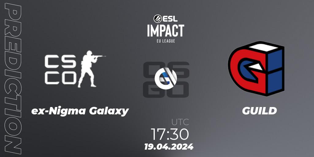 Prognoza Pigeons - GUILD. 19.04.24, CS2 (CS:GO), ESL Impact League Season 5: Europe