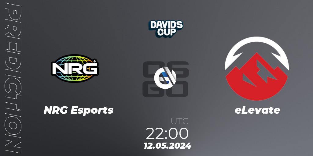 Prognoza NRG Esports - eLevate. 12.05.2024 at 22:00, Counter-Strike (CS2), David's Cup 2024