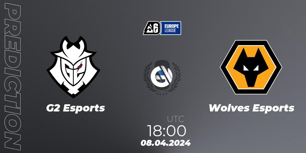 Prognoza G2 Esports - Wolves Esports. 08.04.24, Rainbow Six, Europe League 2024 - Stage 1