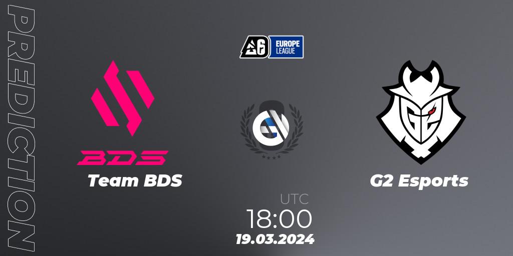 Prognoza Team BDS - G2 Esports. 19.03.24, Rainbow Six, Europe League 2024 - Stage 1