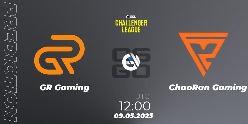 Prognoza GR Gaming - ChaoRan Gaming. 09.05.2023 at 12:00, Counter-Strike (CS2), ESL Challenger League Season 45: Asia-Pacific