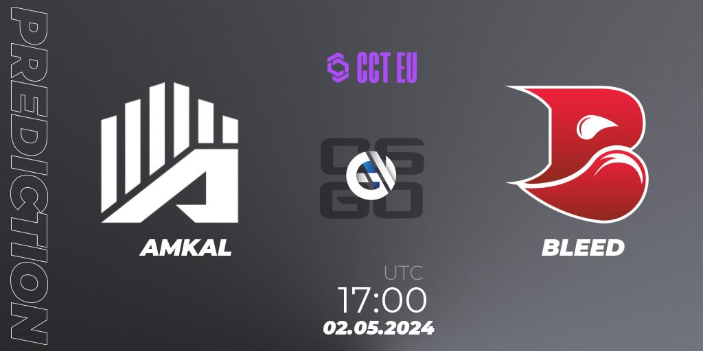 Prognoza AMKAL - BLEED. 02.05.2024 at 18:15, Counter-Strike (CS2), CCT Season 2 Europe Series 1