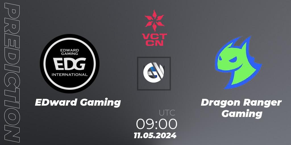 Prognoza EDward Gaming - Dragon Ranger Gaming. 11.05.2024 at 09:10, VALORANT, VCT 2024: China Stage 1