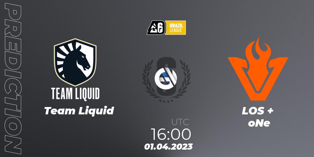 Prognoza Team Liquid - LOS + oNe. 01.04.23, Rainbow Six, Brazil League 2023 - Stage 1