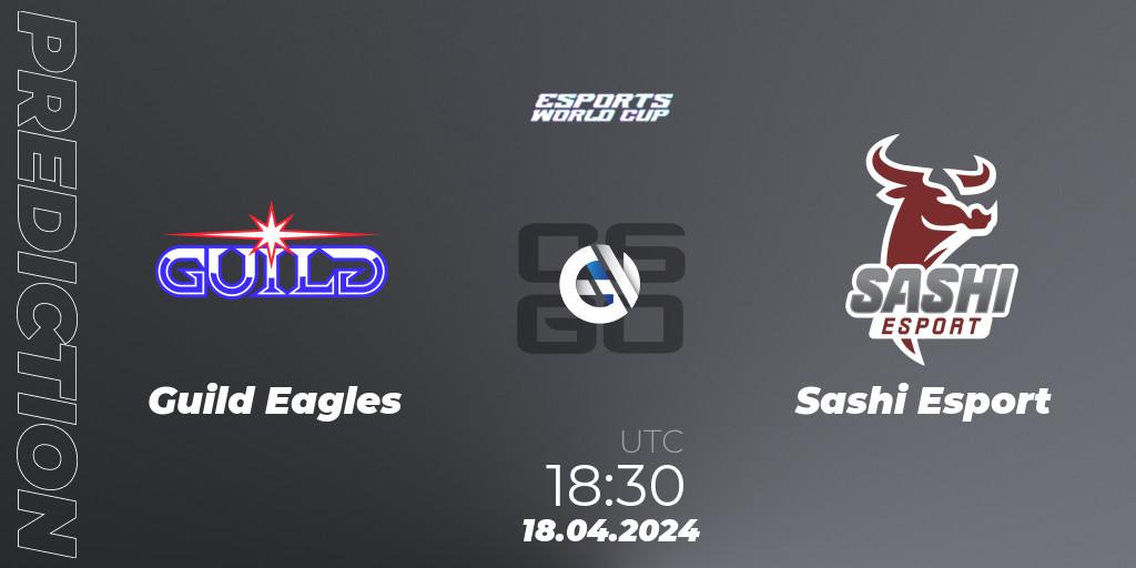 Prognoza Guild Eagles - Sashi Esport. 18.04.24, CS2 (CS:GO), Esports World Cup 2024: European Open Qualifier