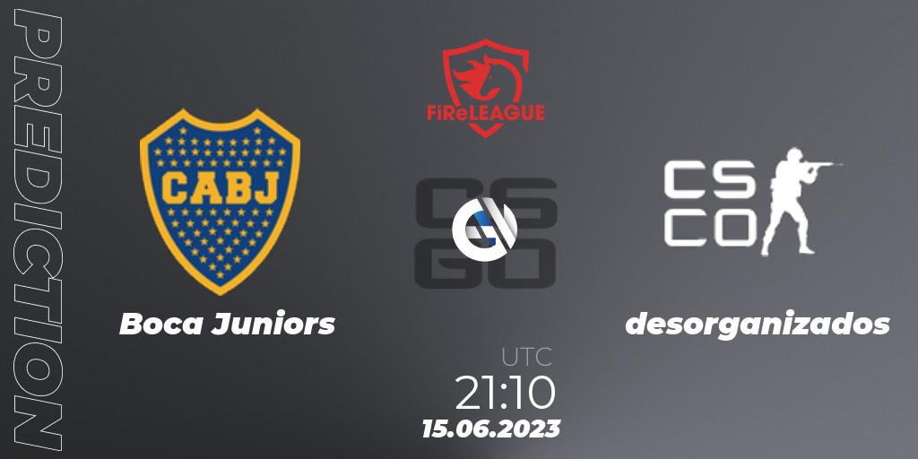 Prognoza Boca Juniors - desorganizados. 15.06.23, CS2 (CS:GO), FiReLEAGUE Argentina 2023: Closed Qualifier