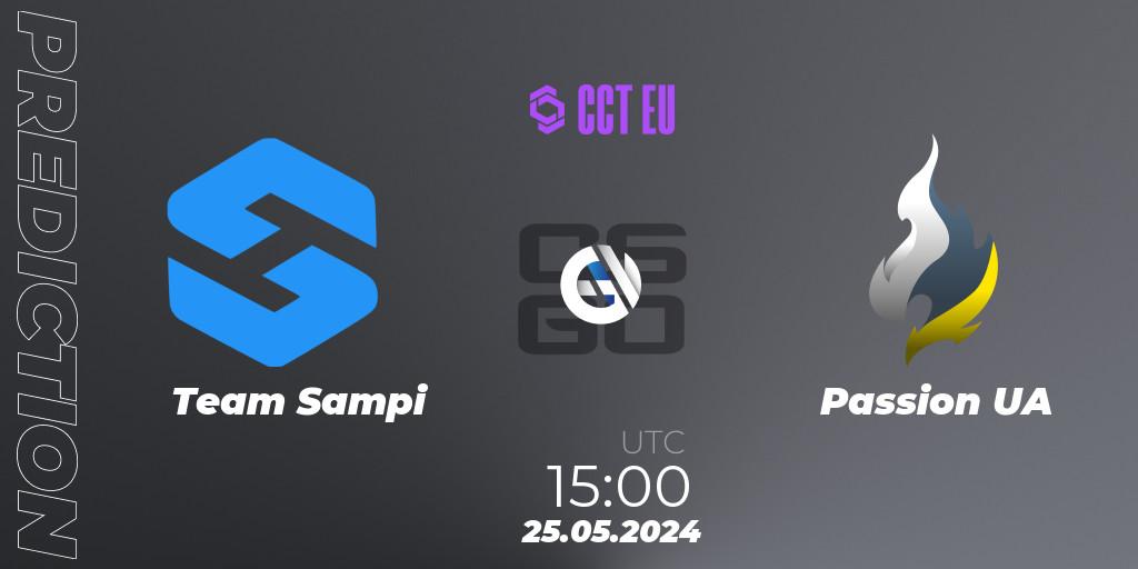 Prognoza Team Sampi - Passion UA. 25.05.2024 at 15:00, Counter-Strike (CS2), CCT Season 2 Europe Series 4