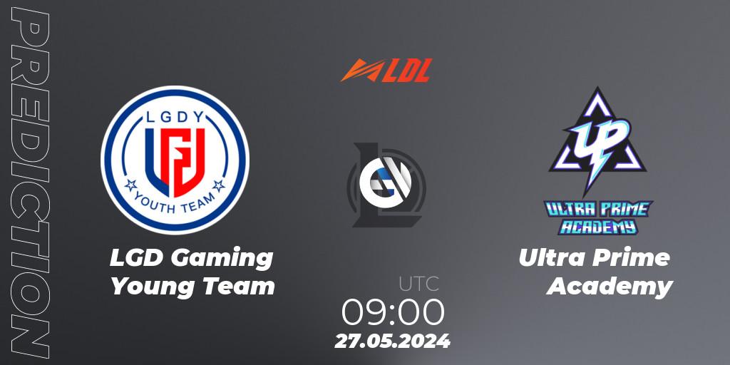 Prognoza LGD Gaming Young Team - Ultra Prime Academy. 27.05.2024 at 09:00, LoL, LDL 2024 - Stage 3