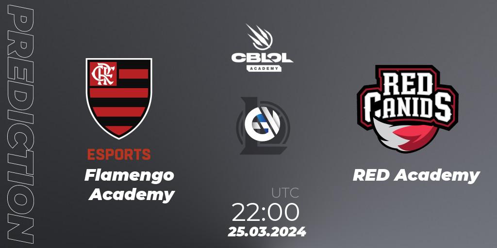 Prognoza Flamengo Academy - RED Academy. 25.03.24, LoL, CBLOL Academy Split 1 2024
