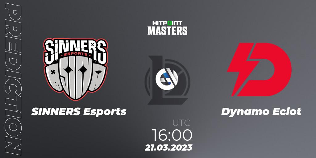 Prognoza SINNERS Esports - Dynamo Eclot. 21.03.23, LoL, Hitpoint Masters Spring 2023