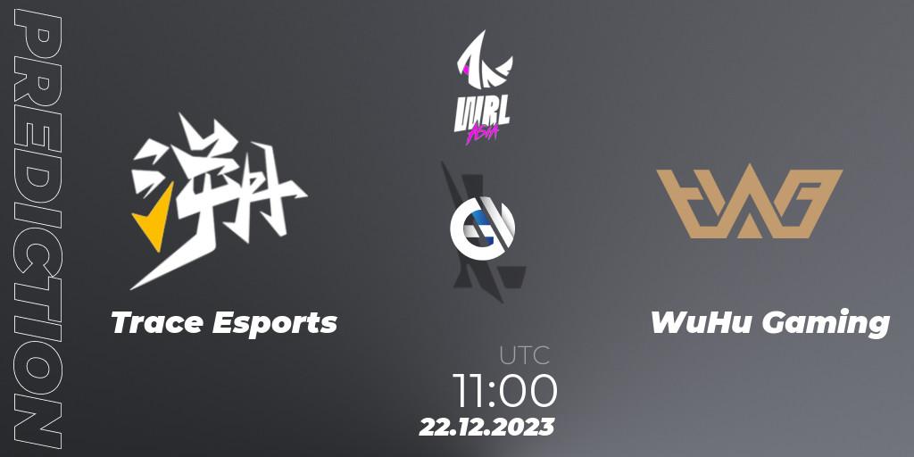 Prognoza Trace Esports - WuHu Gaming. 22.12.2023 at 11:00, Wild Rift, WRL Asia 2023 - Season 2 - Regular Season