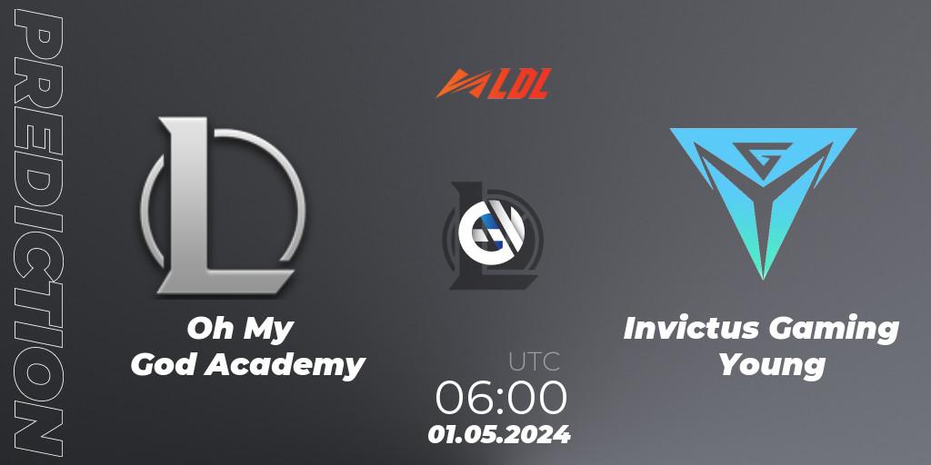 Prognoza Oh My God Academy - Invictus Gaming Young. 01.05.24, LoL, LDL 2024 - Stage 2