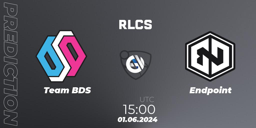 Prognoza Team BDS - Endpoint. 01.06.2024 at 15:00, Rocket League, RLCS 2024 - Major 2: EU Open Qualifier 6