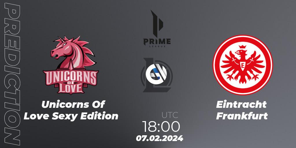 Prognoza Unicorns Of Love Sexy Edition - Eintracht Frankfurt. 07.02.24, LoL, Prime League Spring 2024 - Group Stage